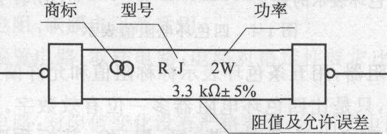 电阻器的规格标志方法