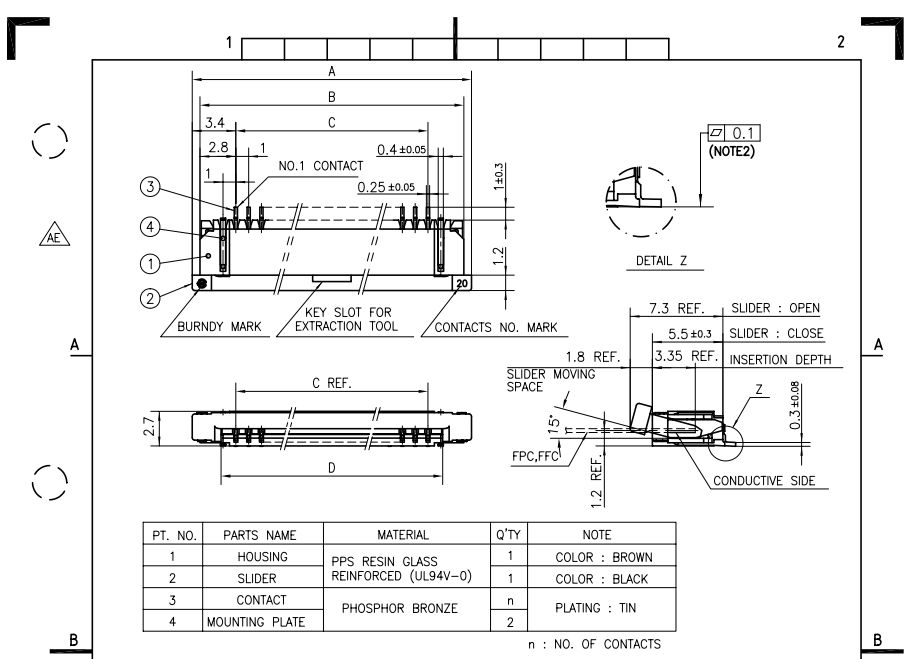 Amphenol丨FFC/ FPC、USB系列连接器推荐
